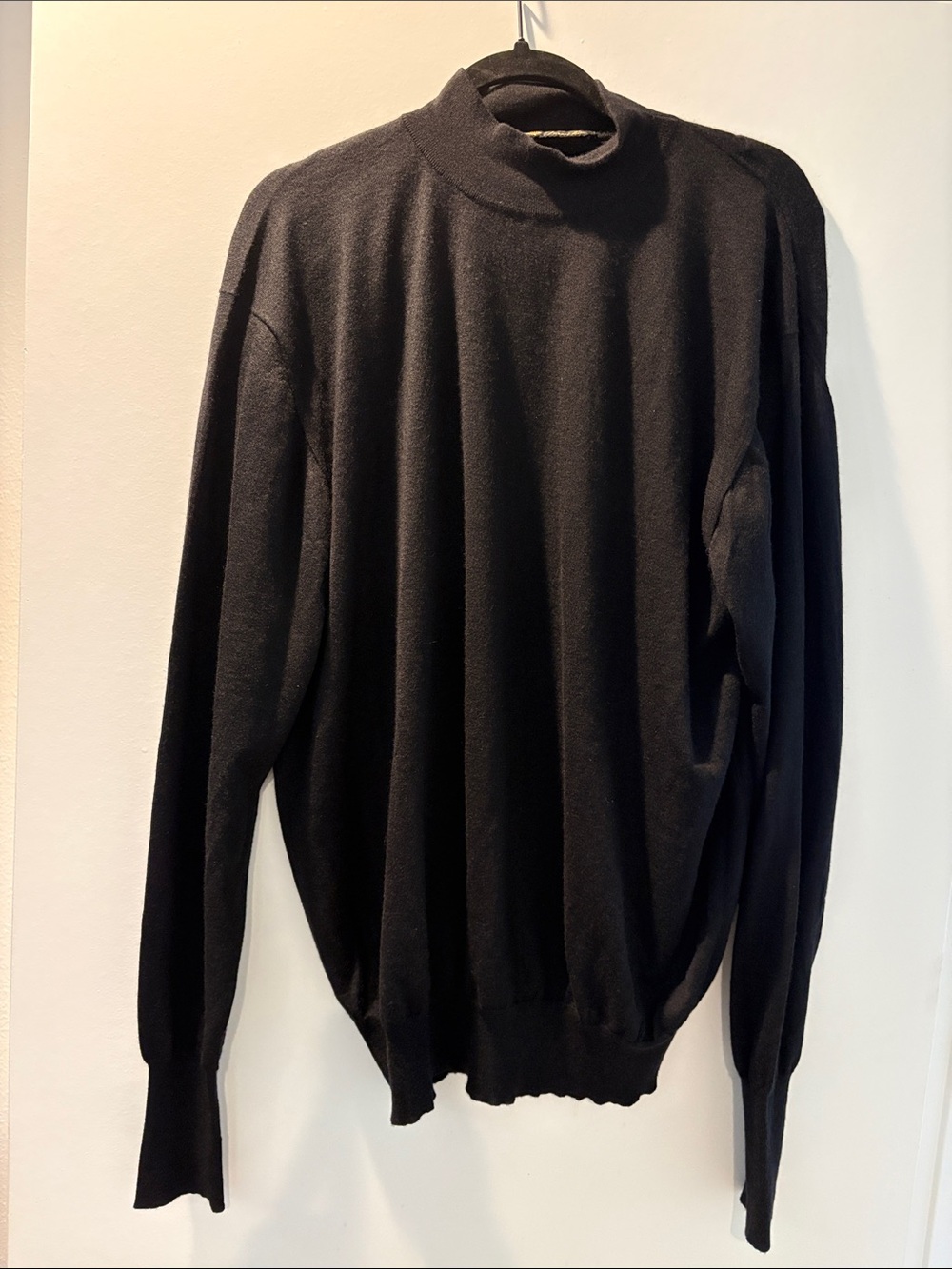 Loro Piana Black Turtleneck Sweater